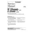 PIONEER SJ2500D XJ/E Service Manual PIONEER SJ2500D XJ/E Service Manual