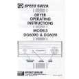 WHIRLPOOL DG6090 Owners Manual WHIRLPOOL DG6090 Owners Manual