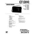 SONY ICF-SW40 Service Manual SONY ICF-SW40 Service Manual