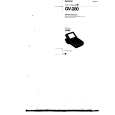 SONY GV-200 Owners Manual SONY GV-200 Owners Manual