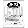 B-52 LG-100A Owners Manual B-52 LG-100A Owners Manual