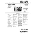 SONY DSC-S70 LEVEL1 Service Manual SONY DSC-S70 LEVEL1 Service Manual