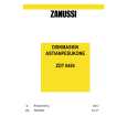 ZANUSSI ZDT6454 Owners Manual ZANUSSI ZDT6454 Owners Manual