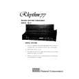 ROLAND TR-77 Owners Manual ROLAND TR-77 Owners Manual