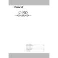 ROLAND C-190 Owners Manual ROLAND C-190 Owners Manual