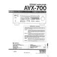 YAMAHA AVX700 Instrukcja Serwisowa YAMAHA AVX700 Instrukcja Serwisowa