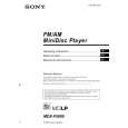 SONY MDXF5800 Owners Manual SONY MDXF5800 Owners Manual