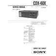 SONY CDX60X Service Manual SONY CDX60X Service Manual