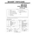 SHARP ER-A420 Parts Catalog SHARP ER-A420 Parts Catalog