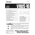 TEAC VRDS10 Owners Manual TEAC VRDS10 Owners Manual