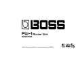 BOSS PW-1 Owners Manual BOSS PW-1 Owners Manual