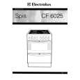 ELECTROLUX CF6025 Owners Manual ELECTROLUX CF6025 Owners Manual