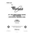 WHIRLPOOL SF3300SPW0 Parts Catalog WHIRLPOOL SF3300SPW0 Parts Catalog