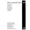 AEG FAV687W Owners Manual AEG FAV687W Owners Manual