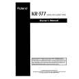 ROLAND KR-377 Owners Manual ROLAND KR-377 Owners Manual