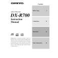 ONKYO DXR700 Owners Manual ONKYO DXR700 Owners Manual