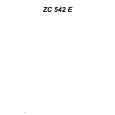 ZANUSSI ZC542E Owners Manual ZANUSSI ZC542E Owners Manual