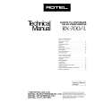 ROTEL RX-700 Service Manual ROTEL RX-700 Service Manual