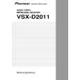 PIONEER VSX-D2011 Owners Manual PIONEER VSX-D2011 Owners Manual