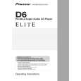 PIONEER PD-D6-J/KUXJ/CA Owners Manual PIONEER PD-D6-J/KUXJ/CA Owners Manual