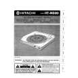 HITACHI HT-MD30 Owners Manual HITACHI HT-MD30 Owners Manual