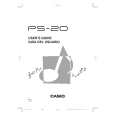 CASIO PS20 Owners Manual CASIO PS20 Owners Manual