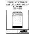ZANUSSI GC18 Owners Manual ZANUSSI GC18 Owners Manual