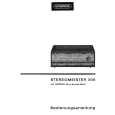 GRUNDIG STEREOMASTER 300 Owners Manual GRUNDIG STEREOMASTER 300 Owners Manual