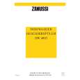 ZANUSSI DW4803 Owners Manual ZANUSSI DW4803 Owners Manual