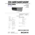 SONY CDX540RF Service Manual SONY CDX540RF Service Manual