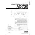 YAMAHA AX730 Service Manual YAMAHA AX730 Service Manual