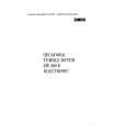 ZANUSSI ZW200E Owners Manual ZANUSSI ZW200E Owners Manual