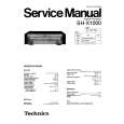 TECHNICS SHX1000 Service Manual TECHNICS SHX1000 Service Manual