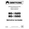 OMNITRONIC BD-1520 Owners Manual OMNITRONIC BD-1520 Owners Manual