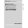 PIONEER DEH-P6700MP/EW Owners Manual PIONEER DEH-P6700MP/EW Owners Manual