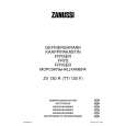 ZANUSSI ZV130R Owners Manual ZANUSSI ZV130R Owners Manual