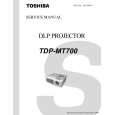 TOSHIBA TDP-MT700 Service Manual TOSHIBA TDP-MT700 Service Manual