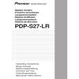 PIONEER PDP-S27-LR/XIN1/E Owners Manual PIONEER PDP-S27-LR/XIN1/E Owners Manual