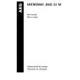 AEG MC DUO 22 M - W E/P Owners Manual AEG MC DUO 22 M - W E/P Owners Manual
