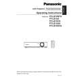 PANASONIC PT-LB10SVU Owners Manual PANASONIC PT-LB10SVU Owners Manual
