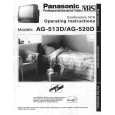 PANASONIC AG513 Owners Manual PANASONIC AG513 Owners Manual