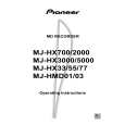 PIONEER MJ-HX700 Owners Manual PIONEER MJ-HX700 Owners Manual