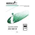 MOFFAT ESC5061W Owners Manual MOFFAT ESC5061W Owners Manual