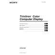 SONY CPD-E100 Owners Manual SONY CPD-E100 Owners Manual