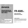 AIWA FRA505 Owners Manual AIWA FRA505 Owners Manual