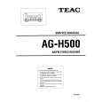 TEAC AG-H500 Service Manual TEAC AG-H500 Service Manual