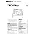 PIONEER CDJ-500S/NK Owners Manual PIONEER CDJ-500S/NK Owners Manual