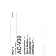 SONY ACV30 Owners Manual SONY ACV30 Owners Manual