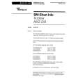 WHIRLPOOL AWZ370 Service Manual WHIRLPOOL AWZ370 Service Manual
