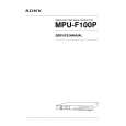 SONY MPUF100P Service Manual SONY MPUF100P Service Manual